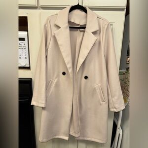 SHEIN Cream Coat for Women